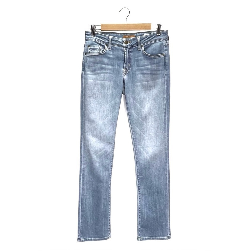 Vizcaino Jean’s Size 28 (6) Straight Leg Light Wash Women’s Denim Made in USA